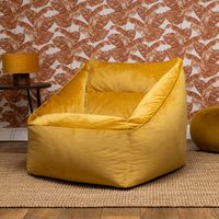 Fauteuil en velours pouf canapé canapé meubles salon poufs