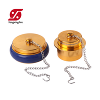 Vente directe usine – Raccord rapide KDK en alliage d'aluminium 65, bouchon aveugle pour raccord rapide Machino, accessoires pour tuyaux d'incendie et pompiers