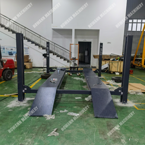 Elevador de Alineación de Ruedas, Elevador de Autos de 4 Postes, Capacidad de 4 Toneladas, Elevador Hidráulico para Vehículos, para Garaje Doméstico, Almacenamiento y Servicio Automotriz Comercial - Product Image 2