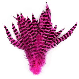 Plumes de schlappen blanches teintées à la main de haute qualité, idéales pour la confection de chapeaux, les accessoires de costumes, l'art DIY, les décorations de mariage - Product Image 5