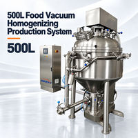 Système de production homogénéisant sous vide alimentaire Imberson 500L – Unité homogénéisatrice à cisaillement élevé