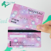 Cartes de visite personnalisées en plastique, cartes PVC avec puce, cartes magnétiques Visa, cartes de membre