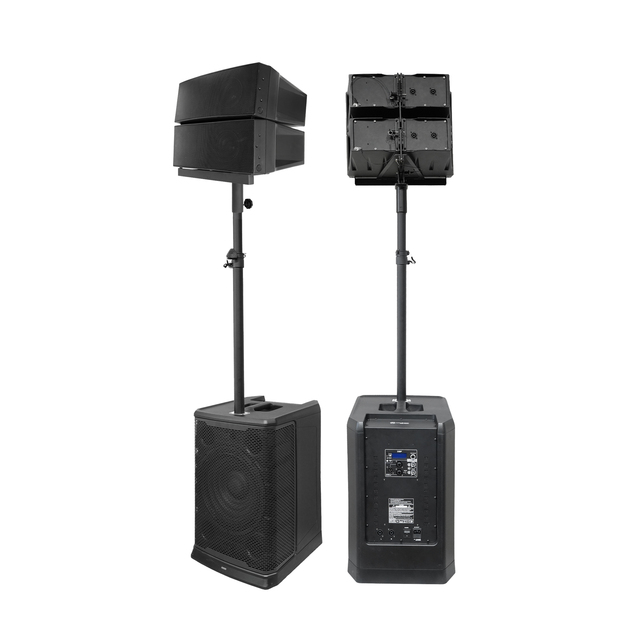 RQSONIC LAP412D3-4.6K 12 Inch 1000W RMS Line Array Speakers Sound System Professional Active Line Array Speaker