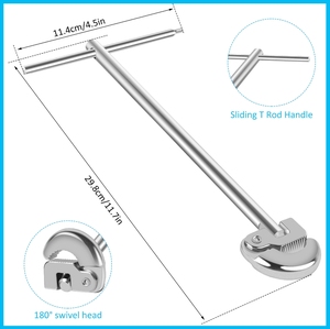 Đa chức năng di chuyển Đầu chìm cờ lê, vòi nước phòng tắm ống nước cờ lê, cống rãnh cờ lê - Product Image 4