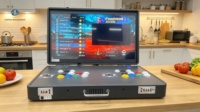 Machine d'arcade Bartop 24 pouces HD 1280p, console de jeu rétro professionnelle 2 joueurs, borne de jeu portable pour la maison