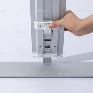 Comptoir portable en aluminium avec boîte à lumière LED pop-up SEG, design durable pour l'<span class=keywords><strong>Expo</strong></span> 2020 - Product Image 6