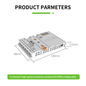 Módulo IO de Conteo de Alta Velocidad de 2 Canales PLC IP20, Sistema de Bus Distribuido, Compatible con 2 Módulos - Product Image 3