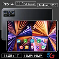 Nouvelle Version Globale 2025 – Tablette PC Android 10 de 11 Pouces, 16 Go de RAM, 1 To de ROM, Double SIM, Processeur 10 Cœurs, WPS, GPS, Réseau 5G