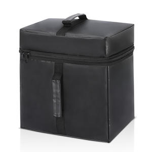 Sac isotherme personnalisé pour pique-nique, grande capacité, fermeture éclair, pour le camping, le rangement, les voyages en plein air, couleur unie - Product Image 1