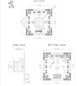 Nhà máy tùy chỉnh ov9281 tiếp xúc toàn cầu màu đen và trắng máy ảnh mô-đun Iris công nhận 1MP 60fps USB hồng ngoại máy ảnh mô-đun - Product Image 6