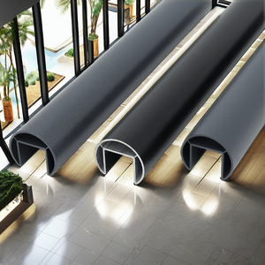 Tube de main courante en acier inoxydable noir moderne personnalisé pour système de balustrade et de main courante - Product Image 1