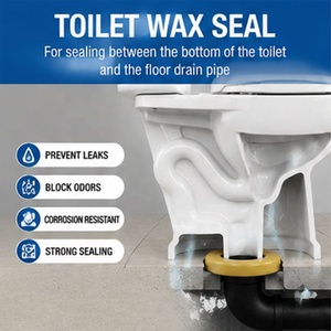 Joint d'étanchéité en <span class=keywords><strong>cire</strong></span> durable, anti-corrosion, imperméable et longue durée pour cuvette de toilettes sans bride - Product Image 1