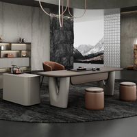 Table de bureau série Langdun LD-91, mobilier de bureau moderne, OEM/ODM, dimensions, couleur et logo personnalisables