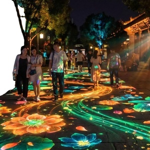 Système de projection interactive 3D pour salle de projection, projecteur holographique, affichage mural et au sol à 360 degrés pour centre de divertissement - Product Image 1