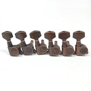 Usine en gros petite tête carrée bronze fermé <span class=keywords><strong>chevilles</strong></span> d'accord rouges pour guitare électrique - Product Image 2