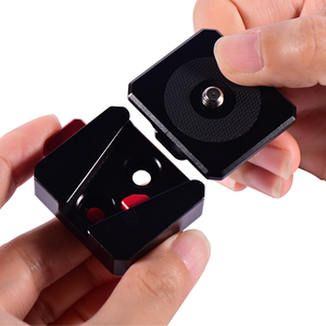 Quick Release Plate Black Quick Release Plate Alloy Quick Release Plate for <strong>DSLR</strong> Camera Reflex Tripod Monopod <strong>Stabilizer</strong> - Product Image 6