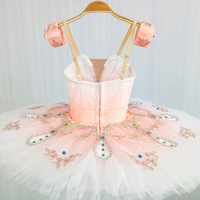 T0329 robe de Ballet de luxe, jupe Tutu de danse chinoise, rose classique romantique pour filles