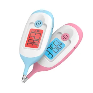 Termometer fleksibel Digital Lcd demam, termometer bayi Digital Lcd untuk rumah sakit dan rumah