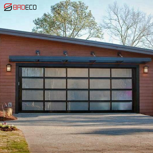 <span class=keywords><strong>Porte</strong></span> <span class=keywords><strong>de</strong></span> <span class=keywords><strong>Garage</strong></span> en aluminium, cadre en verre noir givré, fenêtres <span class=keywords><strong>de</strong></span> <span class=keywords><strong>porte</strong></span> <span class=keywords><strong>de</strong></span> <span class=keywords><strong>Garage</strong></span> en verre trempé - Product Image 3