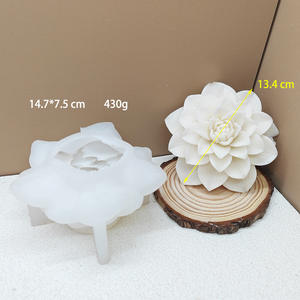 Gros DIY Grande Pivoine Rose <span class=keywords><strong>Moule</strong></span> en Silicone <span class=keywords><strong>pour</strong></span> la Fabrication de Bougies Creative Céramique Aroma Plâtre Maison Concept Décoratif - Product Image 2