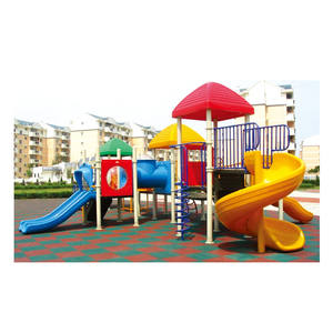 Tobogán de Parque Infantil Comercial, Juegos Infantiles al Aire Libre, Modelo QX-062A - Product Image 1