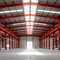 Bâtiment d'entrepôt préfabriqué en acier, hangar industriel en métal avec système d'installation facile