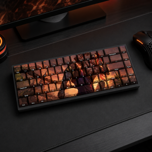 Ensemble de touches de clavier mécanique personnalisées LOL <span class=keywords><strong>Lee</strong></span> <span class=keywords><strong>Sin</strong></span> Muay Thai, 68 touches imprimées latéralement en PBT, sublimation par transfert thermique, profil Cherry - Product Image 3