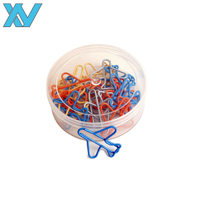 OEM màu kim loại dây Máy bay hình dạng giấy <span class=keywords><strong>Clip</strong></span> Bộ Máy bay hình dạng giấy <span class=keywords><strong>clip</strong></span> trong hộp nhựa 20 cái/hộp. - Product Image 3