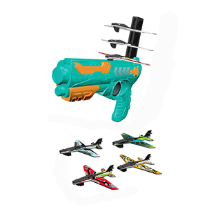 Aviones de combate aérea de eva Ept para niños, juguete de tiro continuo, Avión de espuma, lanzador de juegos, catapulta, pistolas y armas, 4 Uds. - Product Image 1