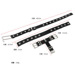 Deri ile çelik burun kanca boyunluk kayış Slave SM köle seks oyuncağı seksi kadınlar için BDSM fetiş burun kanca gerdanlık - Product Image 6