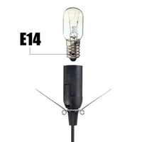Douille E14 avec cordon de 1,8 m, interrupteur et prise, options EU, UK, AU, CN pour suspension DIY