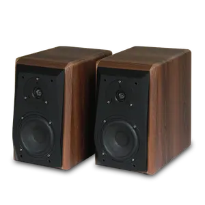 KYYSLB 5英寸书架扬声器Hifi监视器管放大器扬声器木制无源前置家庭影院音响系统扬声器