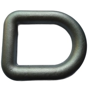 Forged D Ring D3005 1 Inch Zinc Plated Iron For Manufacturing Connect Cargo Control Accessories - Product Image 1