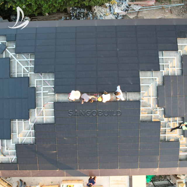 Easy Installation Flexible Solar Panels Building Materials Paneles Solares Zero Carbon Solar Roof Tiles