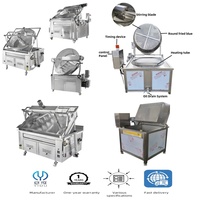 Friteuse à puce continue pour rouleaux thaïlandais, friteuse à poulet, machine à empanadas, machine à frites