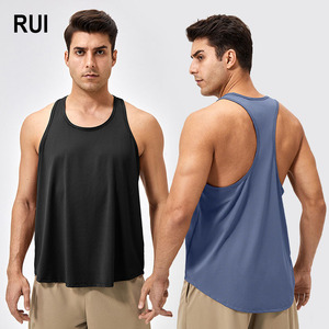 Camiseta Deportiva RUIQUWIN para Hombre, Holgada, Cuello Redondo, Secado Rápido, Transpirable, para Entrenamiento, Gimnasio y Uso Diario - Product Image 1
