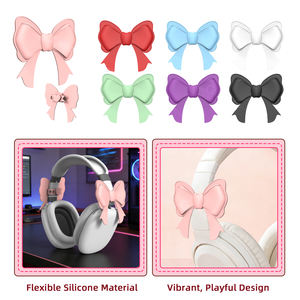 Accessoires <span class=keywords><strong>pour</strong></span> écouteurs en silicone en forme de nœud OEM/ODM, breloques tendance <span class=keywords><strong>pour</strong></span> écouteurs en silicone, pendentifs <span class=keywords><strong>pour</strong></span> écouteurs - Product Image 1