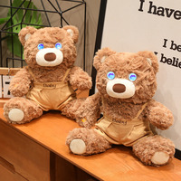 Nuevo Oso de Peluche Panda Bordado de Algodón Orgánico Inteligente con IA, Súper Suave, de Algodón PP, para Educación Temprana, Cumpleaños y Alivio del Estrés