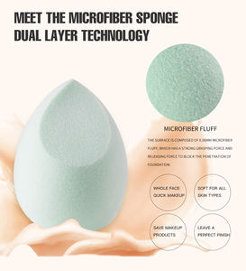 مجموعة اسفنجة مكياج جديدة على شكل بيضة خلاط أدوات بودرة كريم سائل أساس مزج مستحضرات التجميل تطبيق الوجه نفخة - Product Image 3