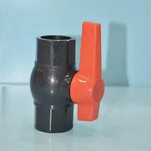 Proveedor de China, válvula de bola compacta de Pvc, adaptador de tubo de riego para riego de jardín para accesorios de tubería
