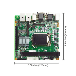 Placa base <span class=keywords><strong>Original</strong></span> Mini ITX X86 LGA1151 Intel H110 chip 6th 7th Gen <span class=keywords><strong>CPU</strong></span> 12USB DDR4 ordenador servidor placa base industrial - Product Image 2