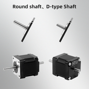 Motor paso a paso híbrido UMOT DC 20/28/35/42/57mm <span class=keywords><strong>Nema</strong></span> 8/11/14/<span class=keywords><strong>17</strong></span>/23, eje óptico, Motor paso a paso giratorio de doble eje para impresora 3D - Product Image 4