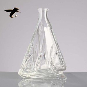 Botellas de Vidrio Transparente de Alta Calidad con Forma Personalizada, Tapón de Corcho, Capacidad de 700 ml y 750 ml para Brandy, Ron, <span class=keywords><strong>Tequila</strong></span>, Vodka, Ginebra y Bebidas Energéticas - Product Image 2