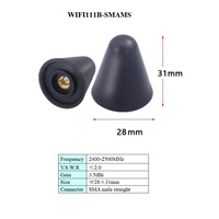 Antenne WiFi Zigbee sans fil miniature étanche 2,4 5,0-5,8 GHz compatible, type champignon, pour routeur, format compact