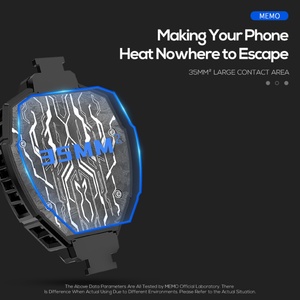 New Arrival MEMO DL05 Tablet Cooler Smart Phone Pad <b>Radiator</b> Cooling Fan with Display for Pad - Product Image 4
