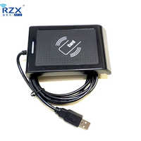 Étanche NFC Puce USB ISO14443A ISO15693 13.56MHz HF Bureau Noir RFID Programmable Tablette Carte À Puce RFID Tag Reader Writer