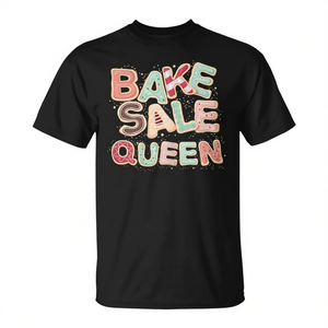 Camiseta Bake Sale Queen para madres de estudiantes, diseño gráfico divertido - Product Image 2