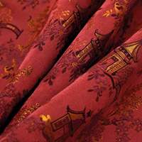 Tissu jacquard chenille multicolore, respirant et durable, pour abaya des Émirats arabes unis, robe du Qatar et hijab