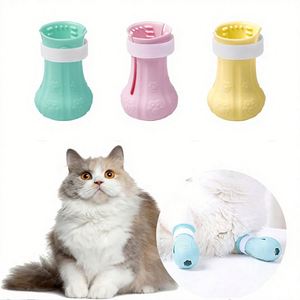 Cat Paw Covers Silicone Gel Anti-scratch <b>Bite</b>-proof for Cat Bathing and Grooming - Product Image 3