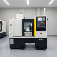 Tour CNC miniature haute précision M15, commande CNC FANUC, 3 axes, alimentation automatique de barres, machine de tournage de métal légère et compacte